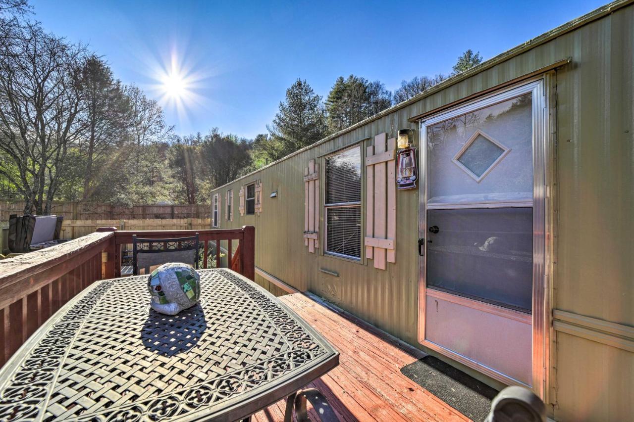Smoky Mountain Vacation Rental With Hot Tub And Kayaks Whittier Eksteriør bilde