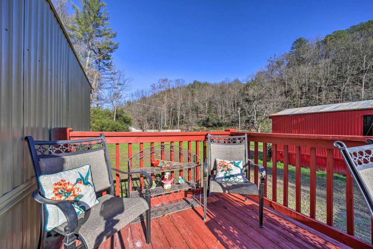 Smoky Mountain Vacation Rental With Hot Tub And Kayaks Whittier Eksteriør bilde